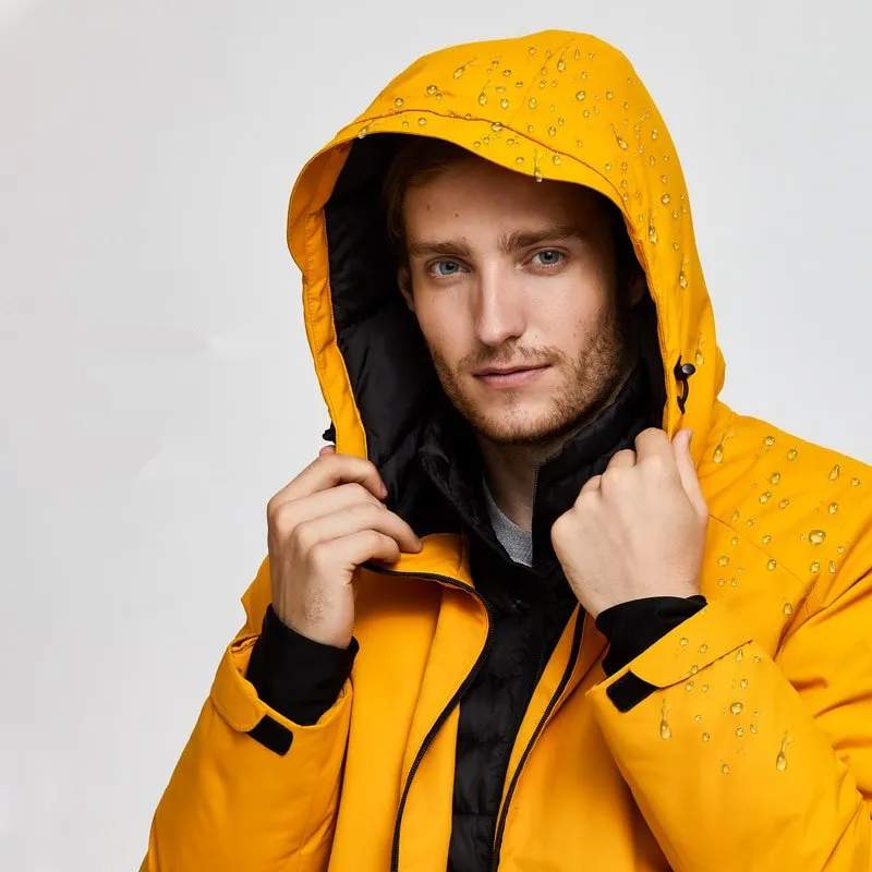Men's Winter Waterproof Hooded Thick Coat