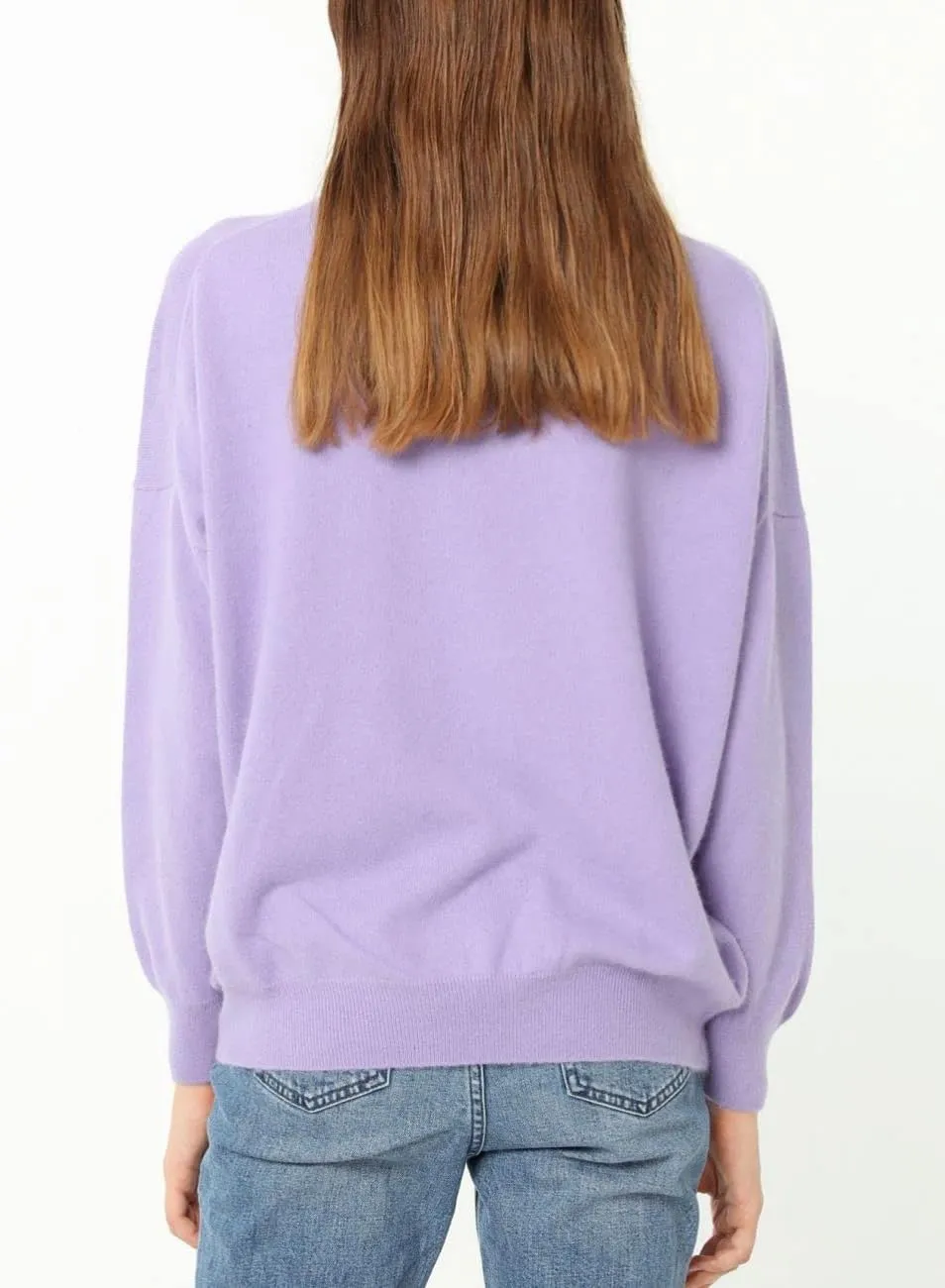 Merino Wool Sweater Womens Turtleneck Long-Sleeved Loose Oversize Jumpers Ladies Knitted Pullover
