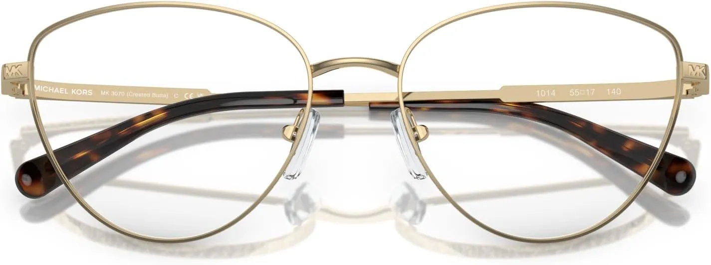 Michael Kors Women's Mk3070 Crested Butte Cat Eye Prescription Eyewear Frames