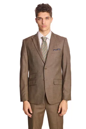 Modern Fit - Ashton Peak Jacket - Dark Khaki Shark