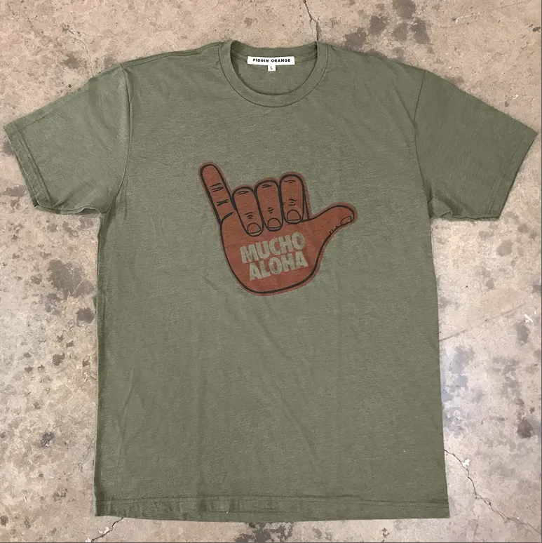 Mucho Aloha - Foam Shaka Hand Tee