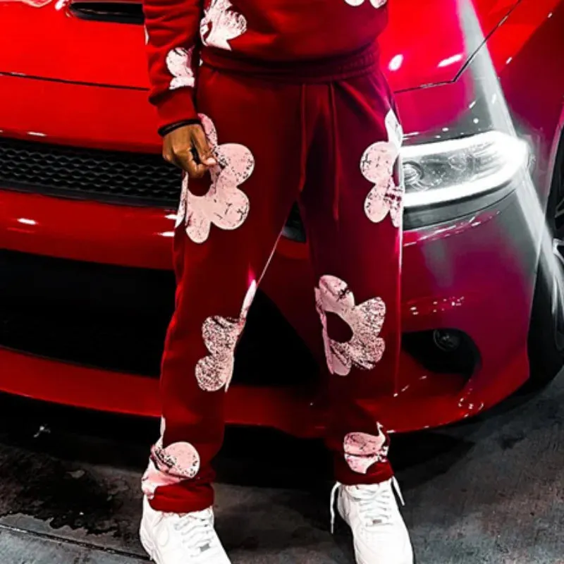 New Hip Hop Street King Hoodie Set
