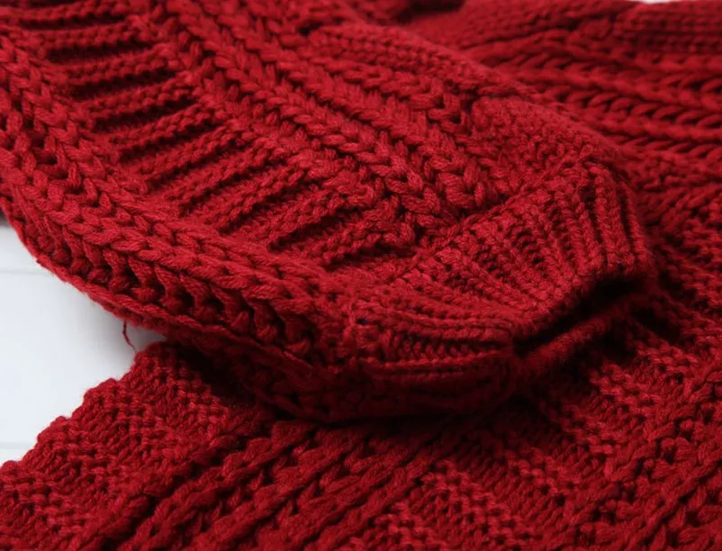 Nukty Autumn Fashion Sweet Casual Loose Lantern Sleeve Solid Simple O-Neck Twist Knitted Sweatshirt Women Pullovers Women Hooded