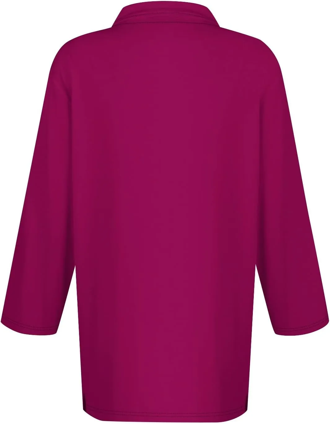 Polo Shirts for Women Summer Tops Button Down 3/4 Sleeve Golf Tees Shirts Lapel Collared Shirts Office Wear for Work