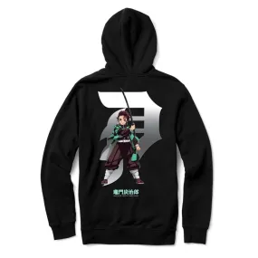 Primitive x Demon Slayer Tanjiro Dirty P Hoodie - Black