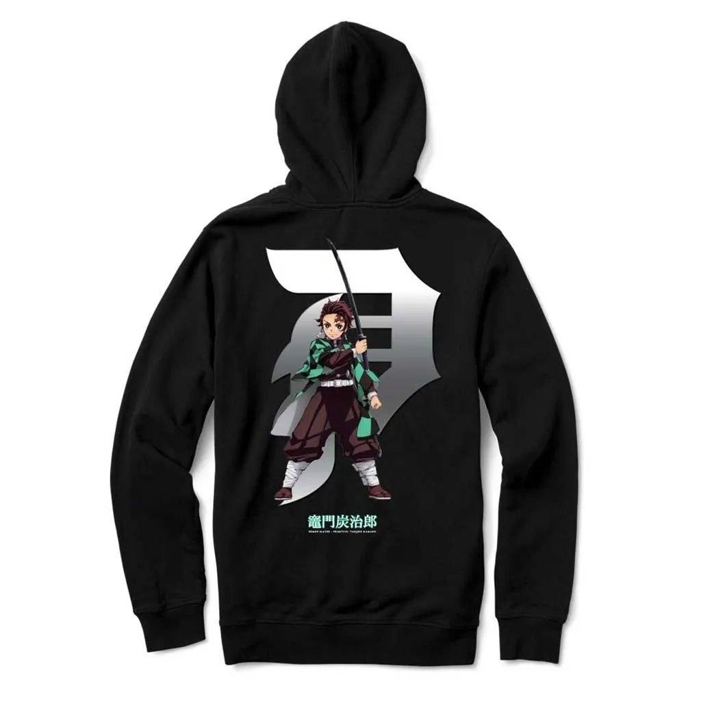Primitive x Demon Slayer Tanjiro Dirty P Hoodie - Black