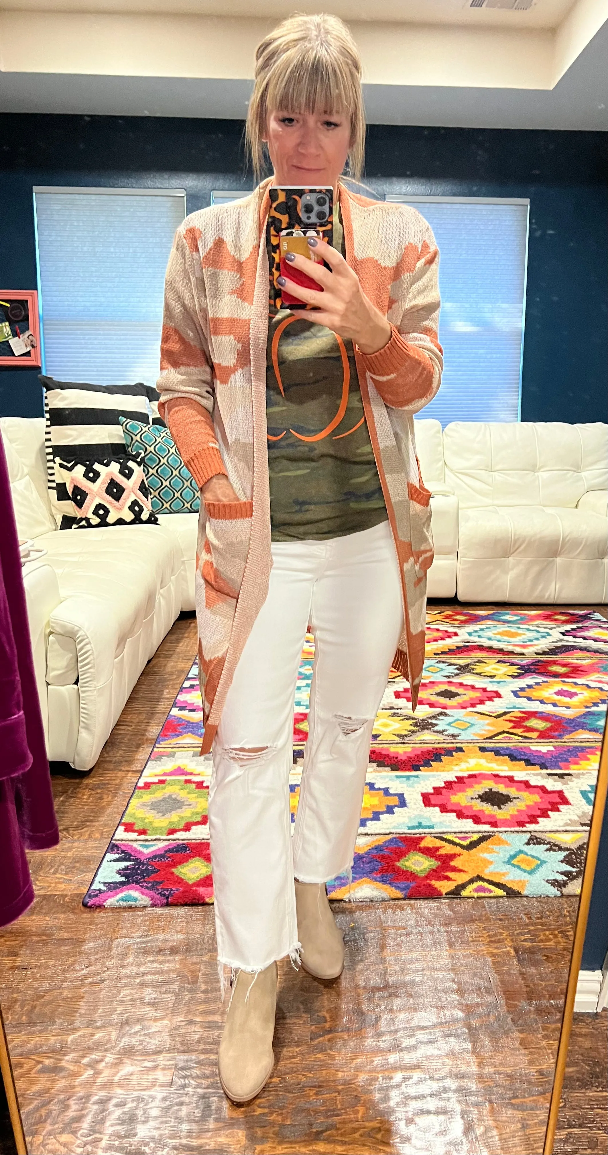 Pumpkin Camo Tee