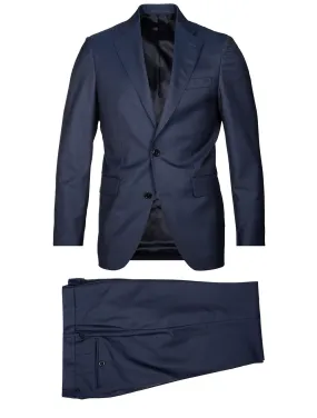 Puppytooth Two-Piece Suit Blue