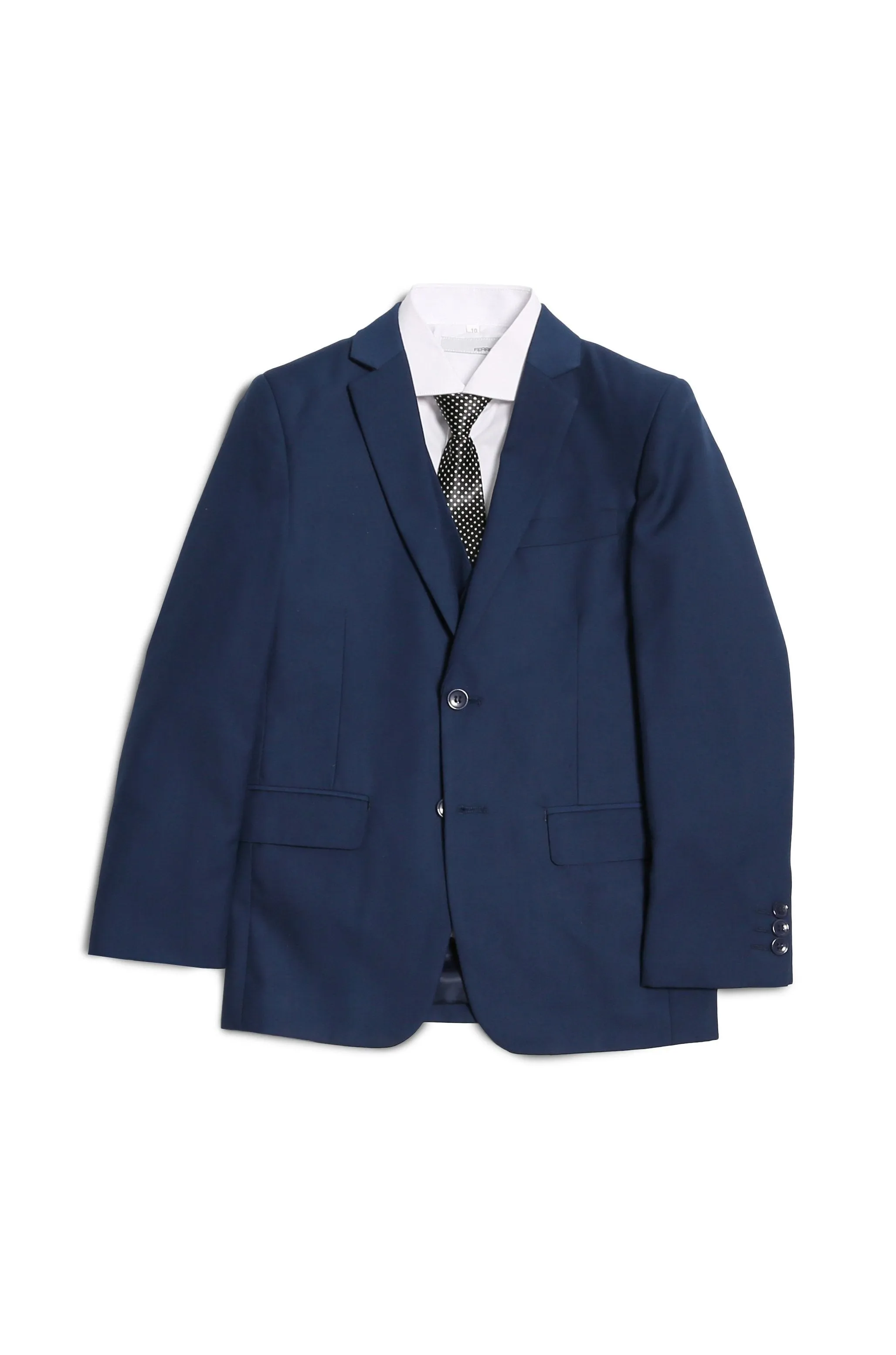 "Jax" Kids Indigo Suit 5-Piece Set