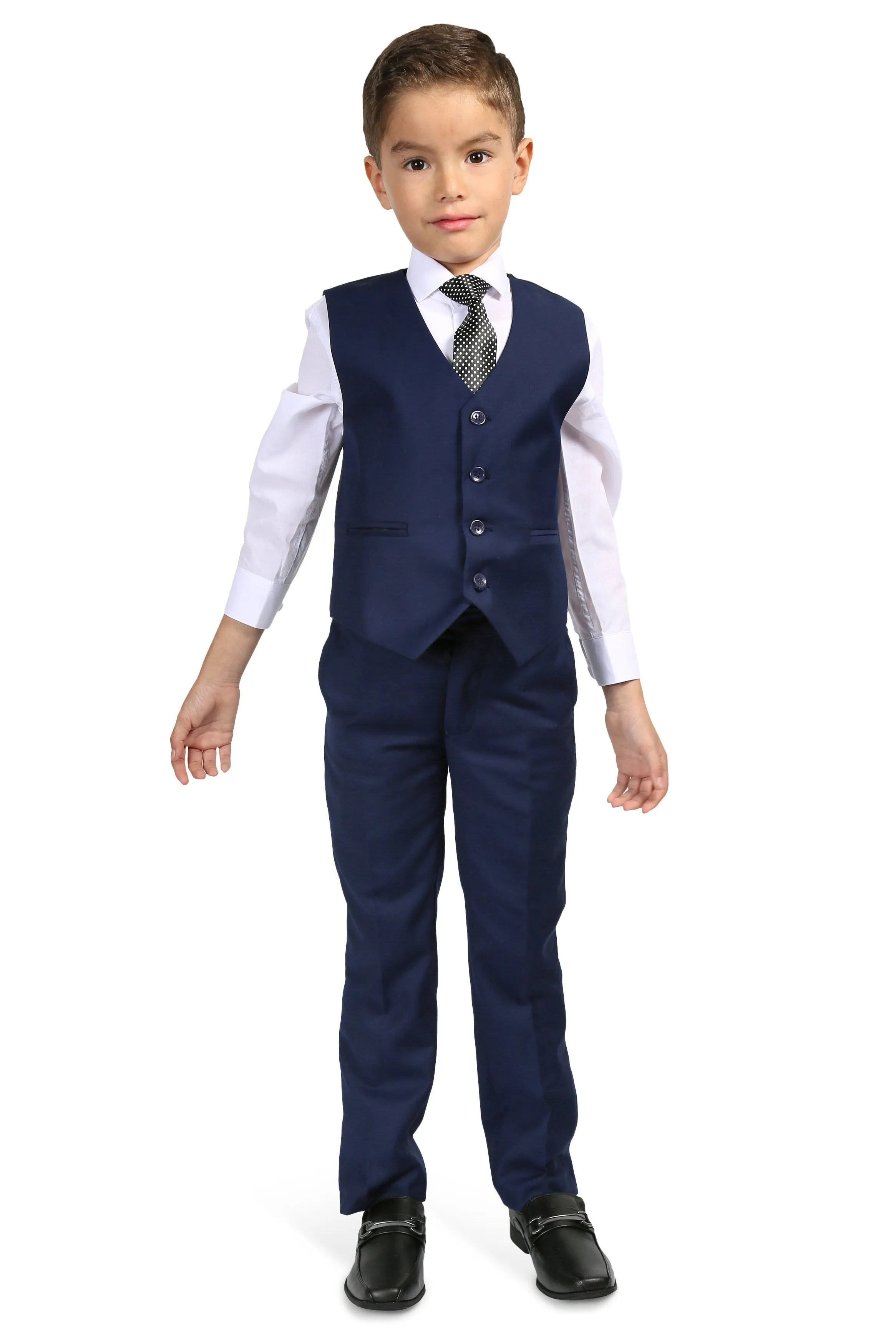 "Jax" Kids Indigo Suit 5-Piece Set