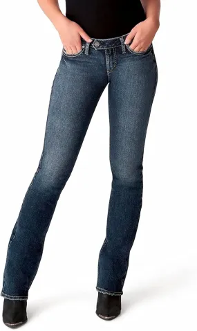 Silver Jeans Co. Women's Tuesday Low Rise Slim Bootcut Jeans