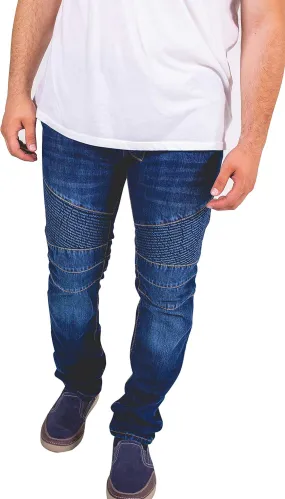 Skylinewears Men's Jeans Slim Fit Stretch Skinny Ripped Jeans Straight Legs Distressed Destroyed Denim Jeans