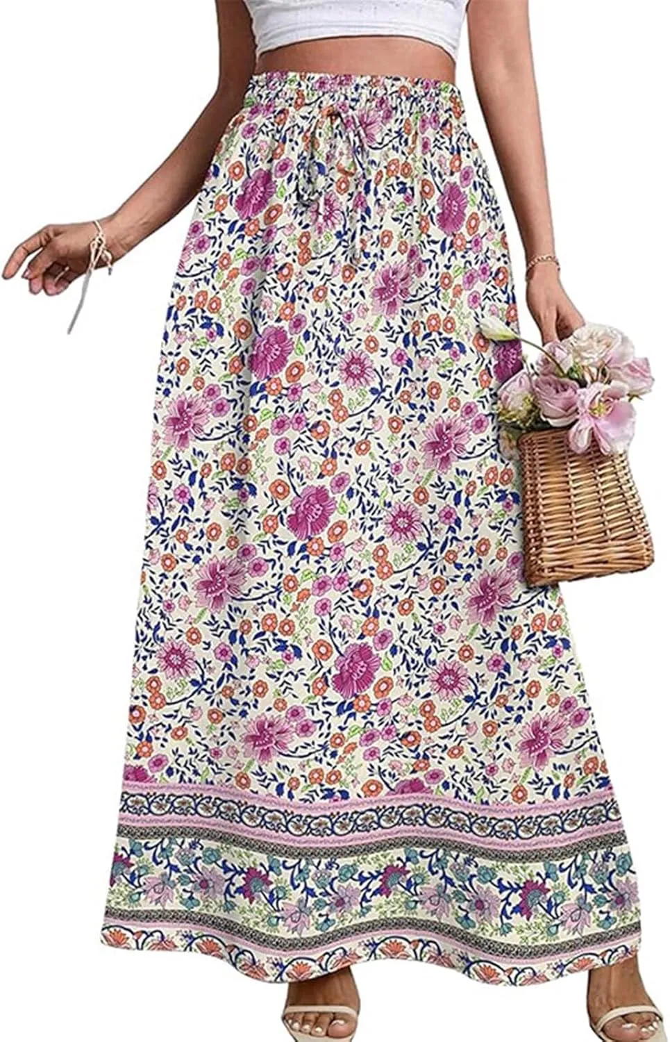 Summer Skirts for Women, Elegantes Casual Trendy Vacation Beach Womens Skirts