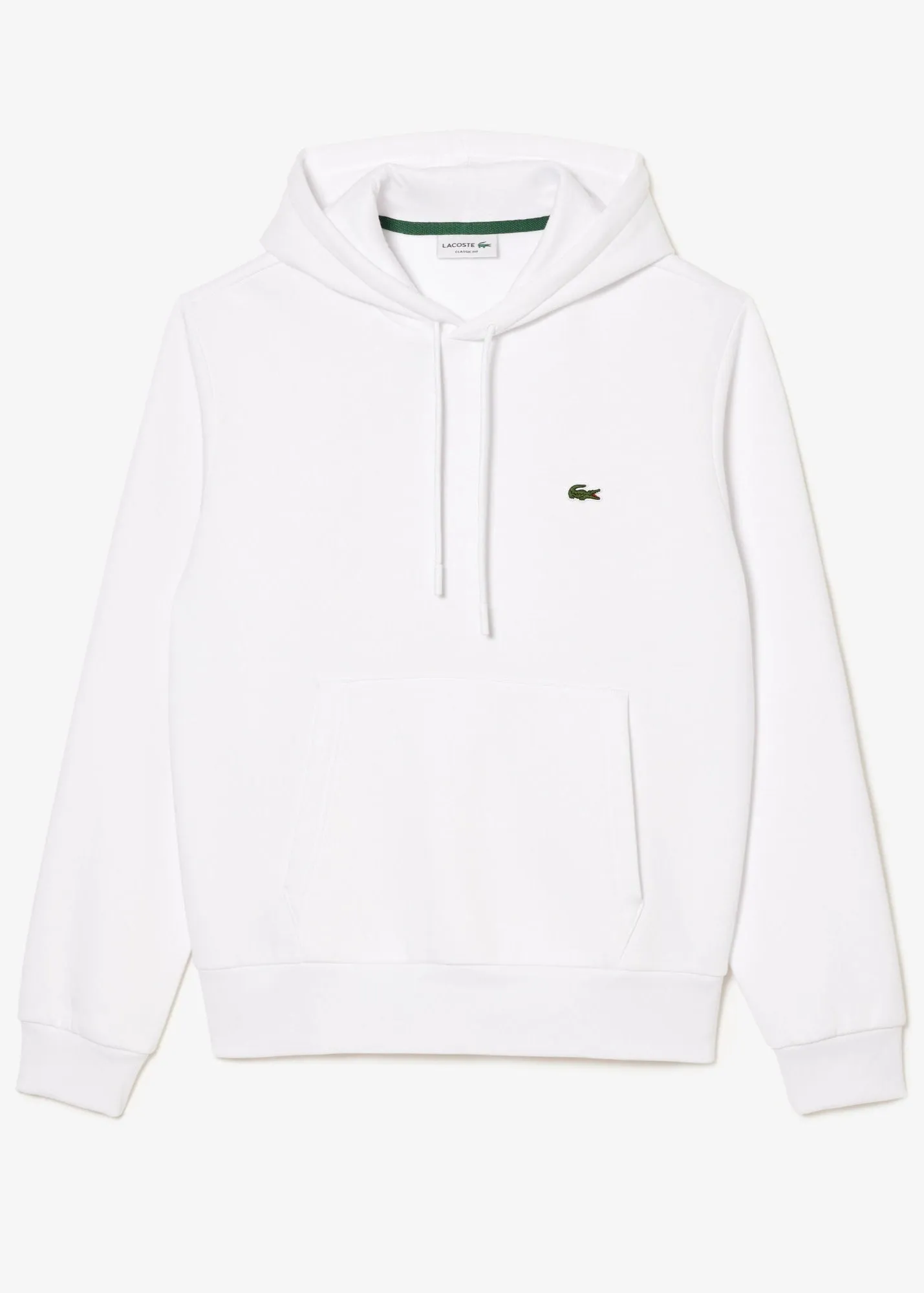 Sweat à capuche Lacoste blanc