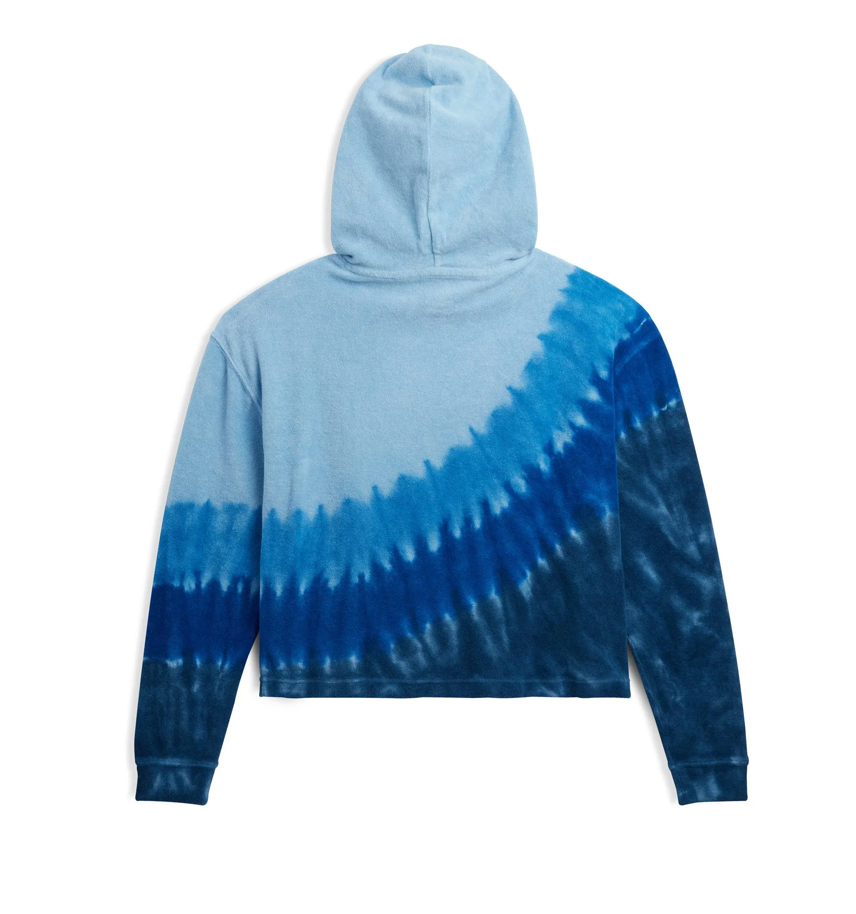 Terry Rec Hoodie - Blue Tie Dye