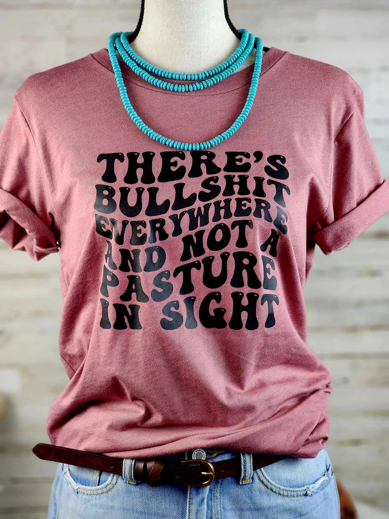 There's BS Everywhere Short Sleeve Graphic Tee [2 Colors]