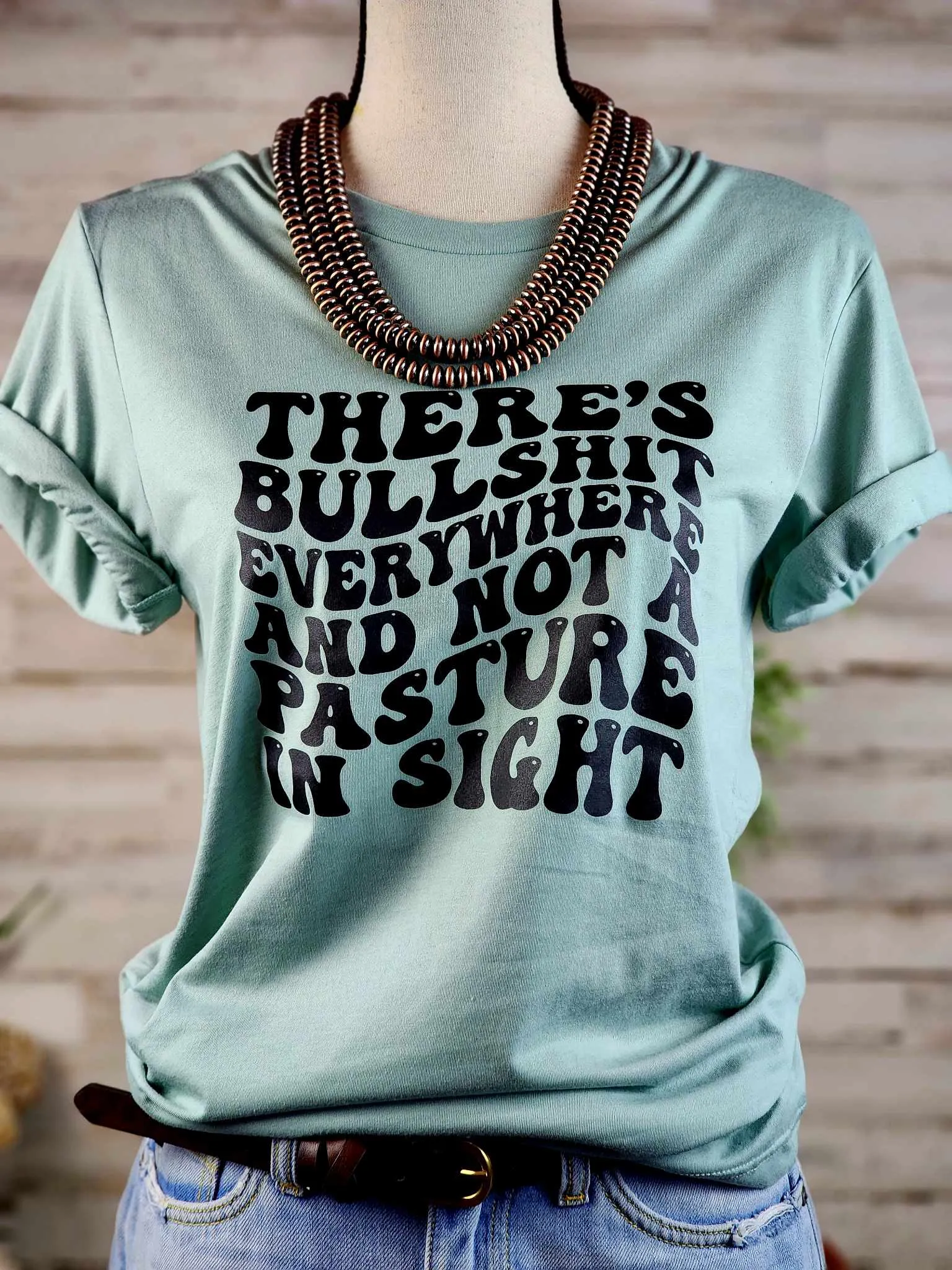 There's BS Everywhere Short Sleeve Graphic Tee [2 Colors]