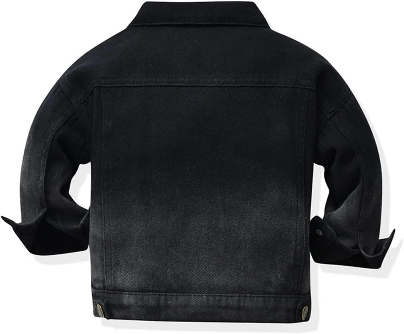 Toddler Baby Girl Baby Denim Jacket Little Toddler Kids Infant Simple Design Stretch Jean Coat