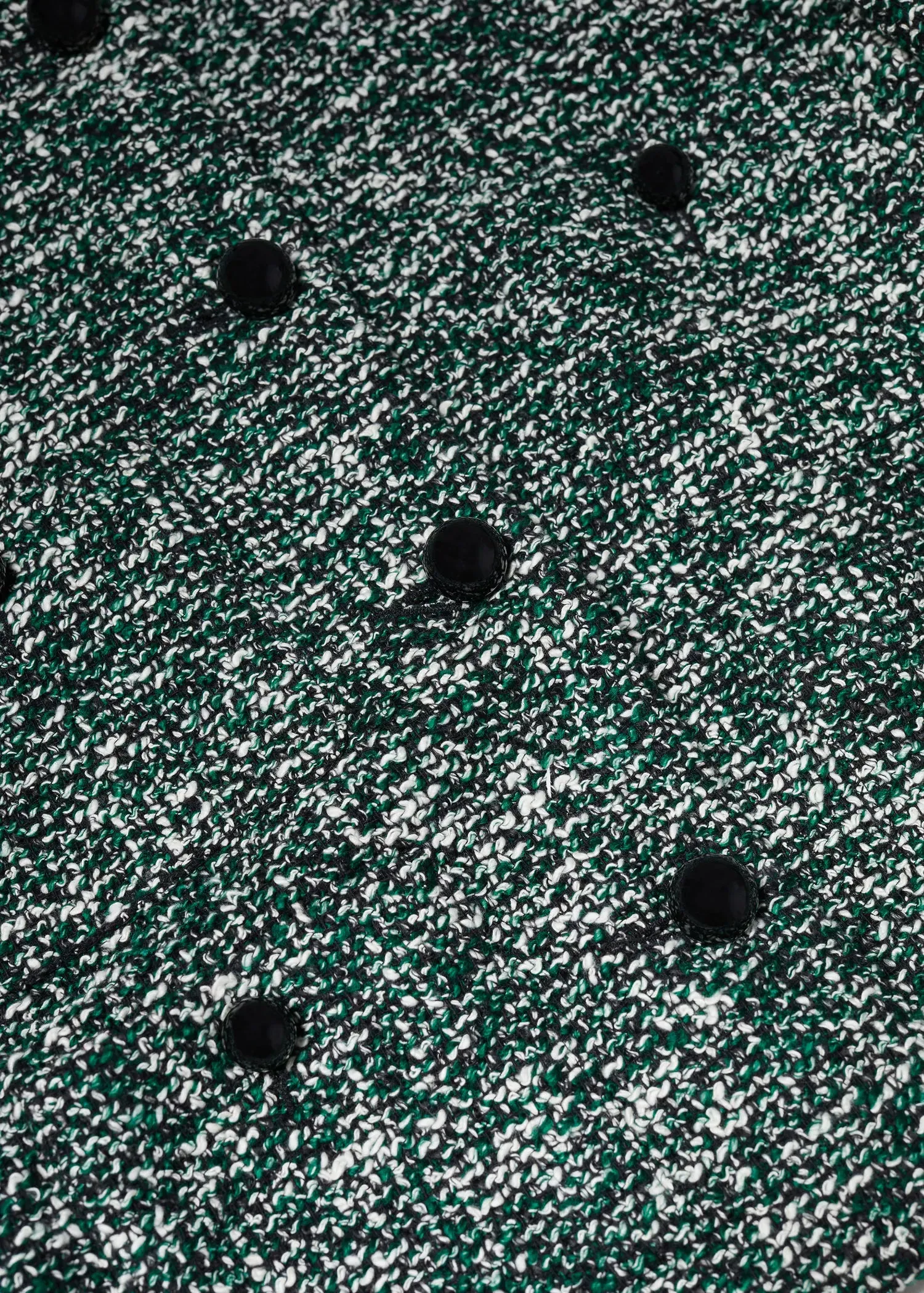 Tweed jacket with buttons