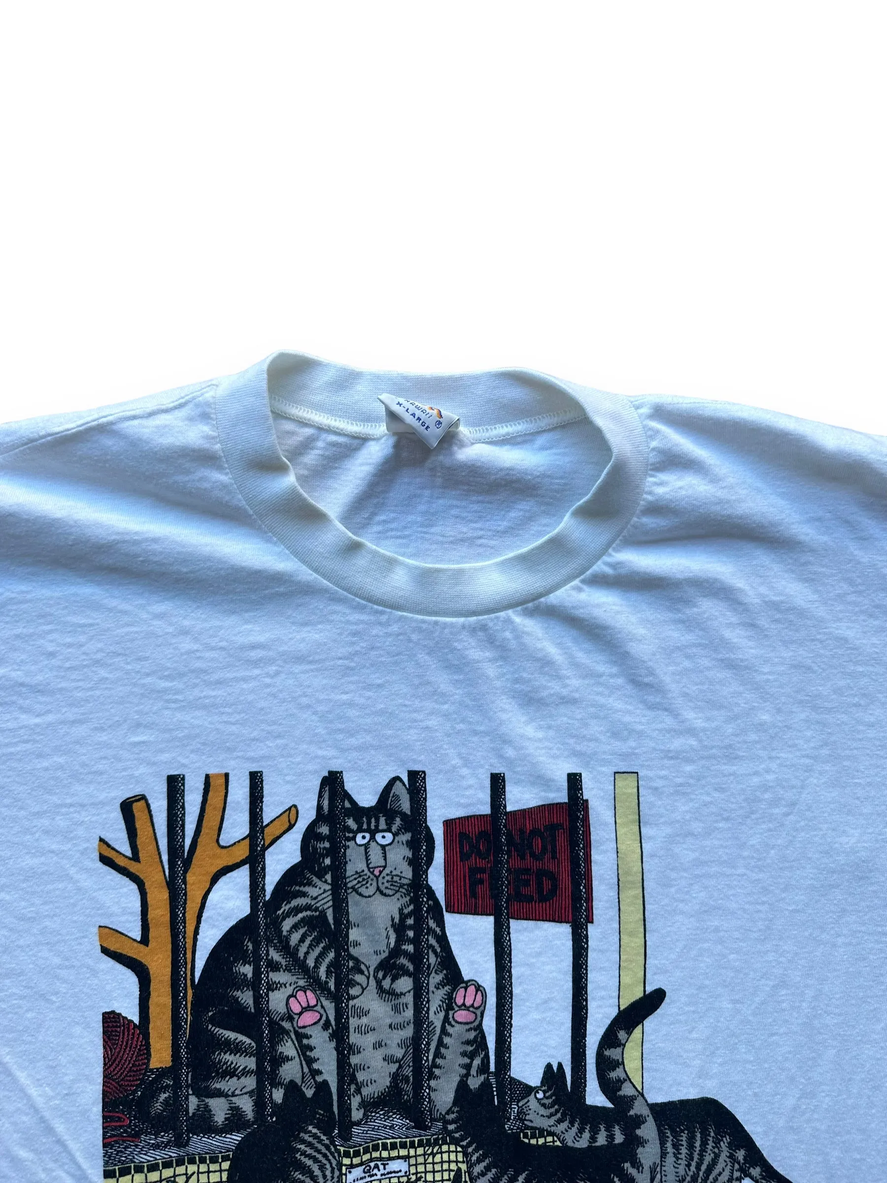 Vintage B. Kliban Waikiki Zoo Tee SZ XL |  Vintage Cat Tee Seattle | Barn Owl Vintage