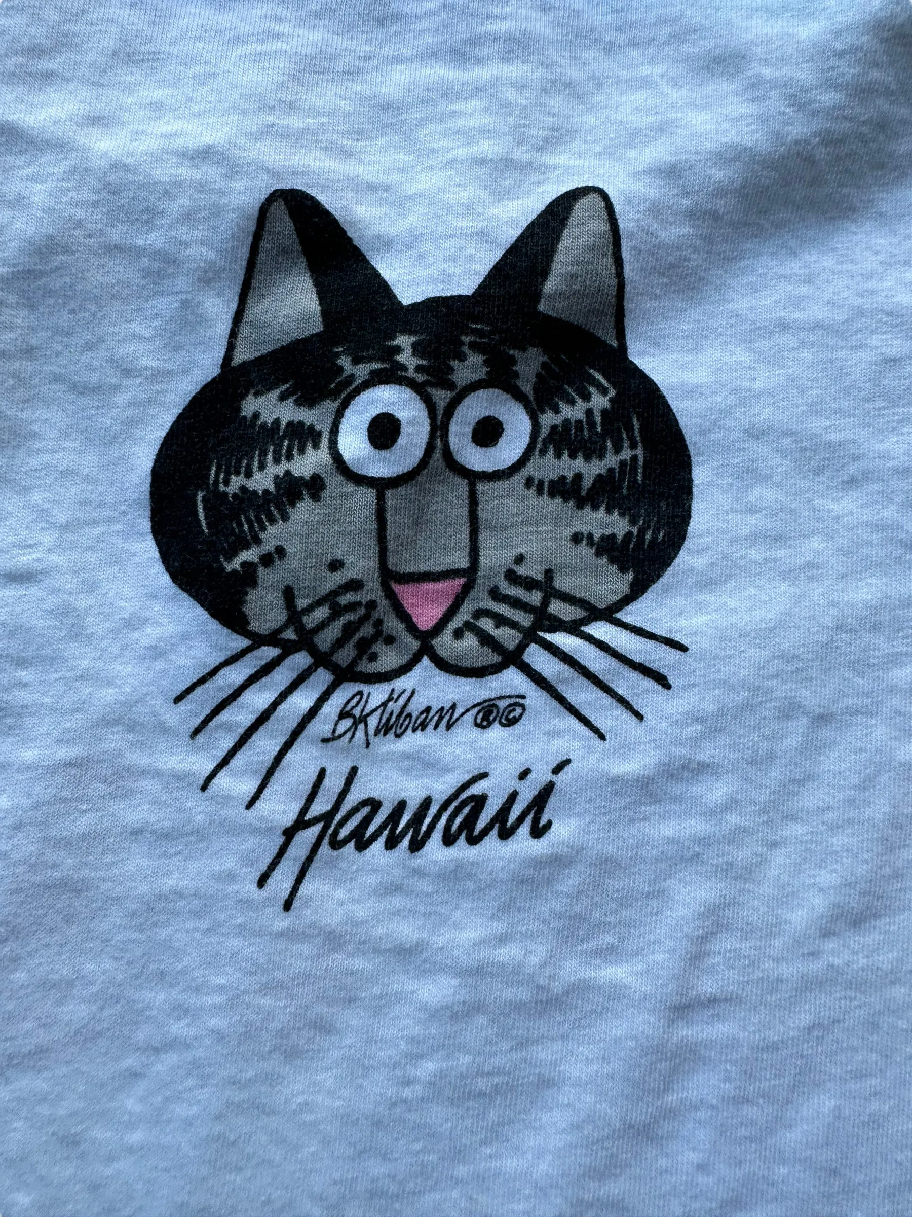 Vintage B. Kliban Waikiki Zoo Tee SZ XL |  Vintage Cat Tee Seattle | Barn Owl Vintage
