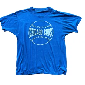 Vintage Chicago Cubs Tee SZ L | Vintage Baseball T-Shirts Seattle | Barn Owl Vintage Tees Seattle