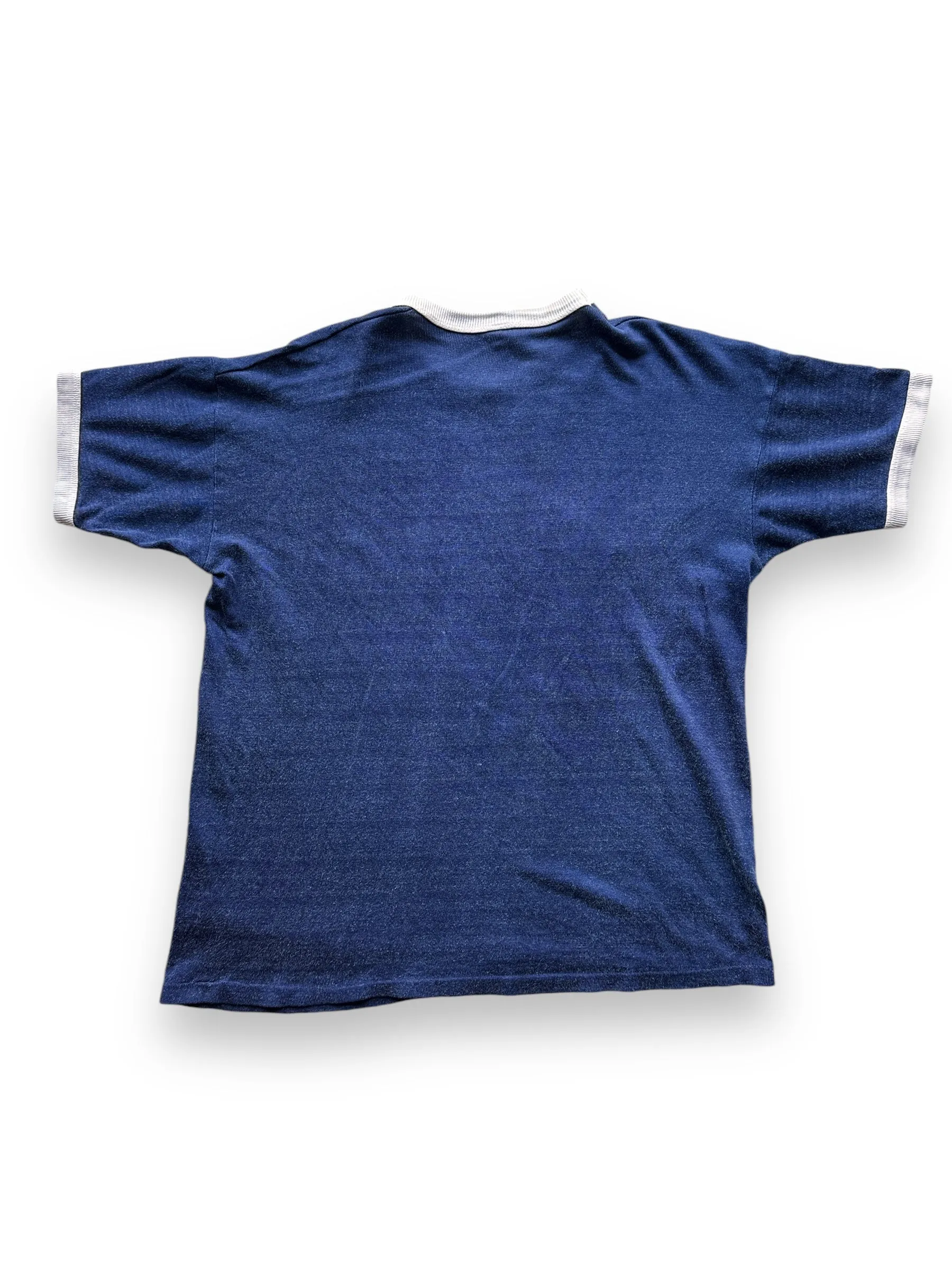 Vintage Nathan Hale Navy Durene Ringer Tee SZ L