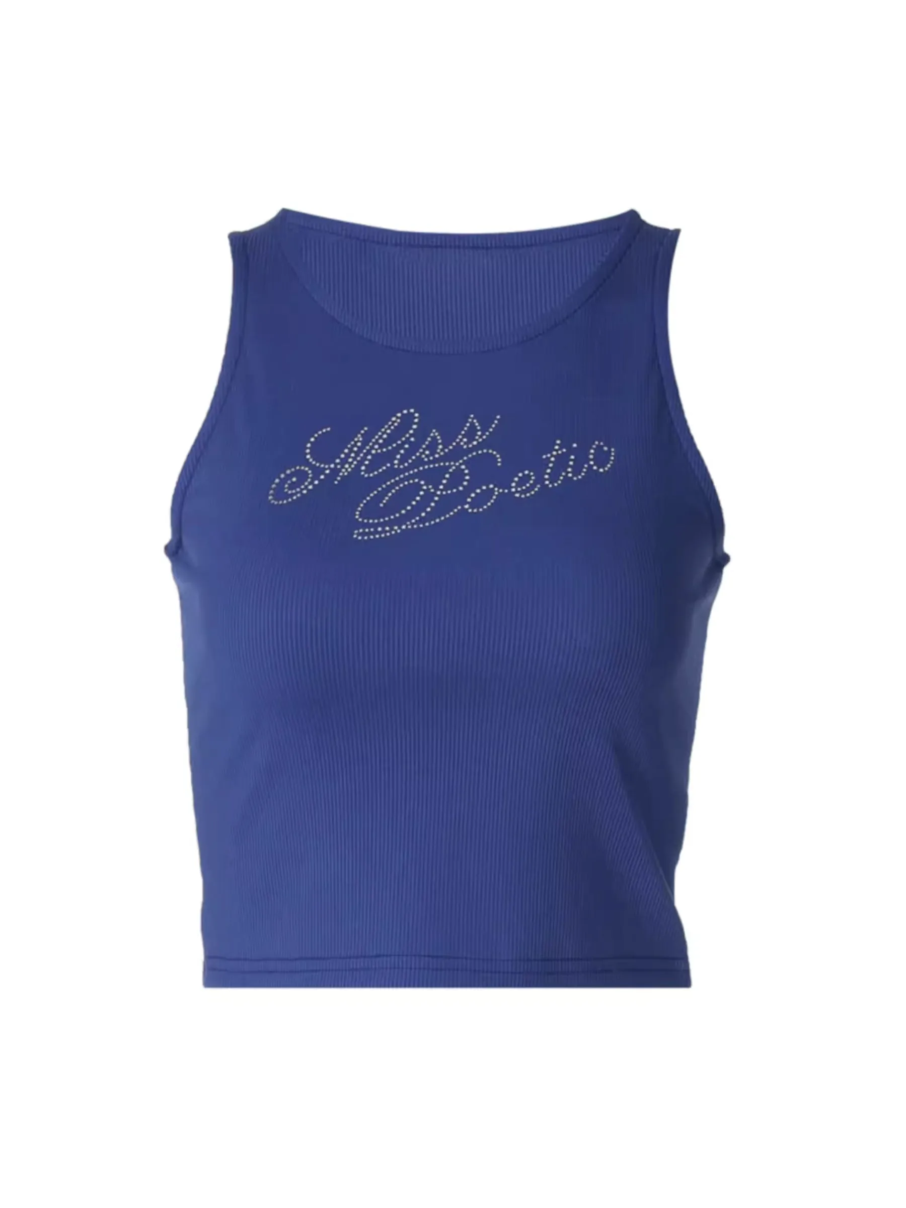 Weslyn Embellished Letter Print Top