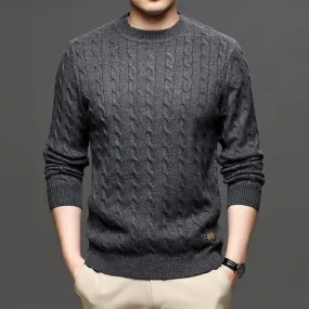 West Louis™ Fashion Knitted Jumper O-Neck Pullover Sweater