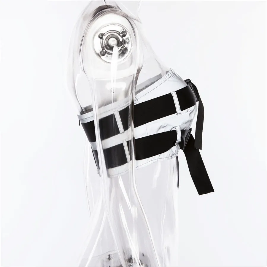 Women's Summer Reflective Crop Top