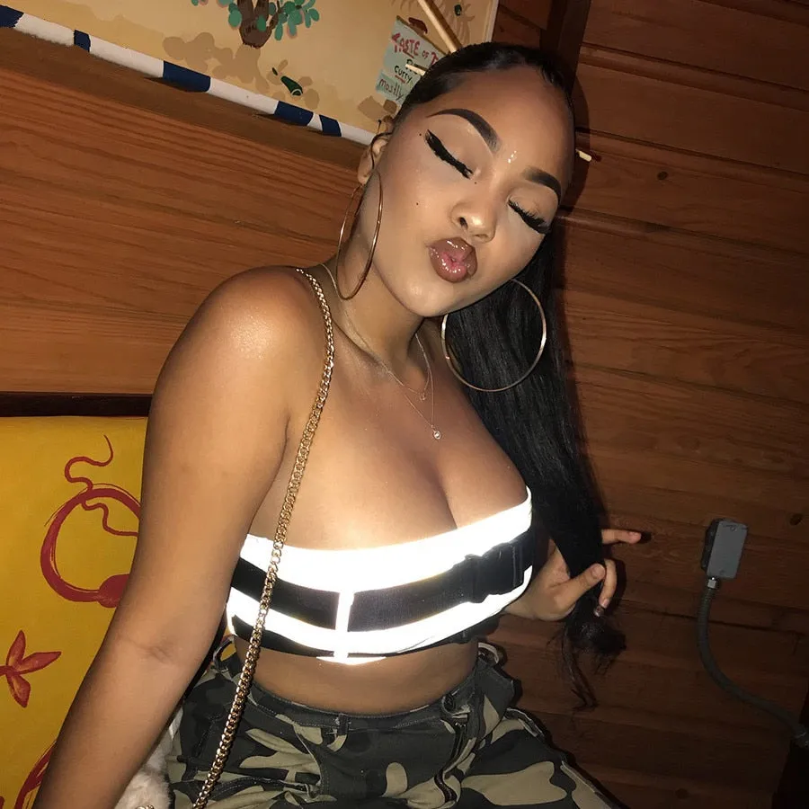 Women's Summer Reflective Crop Top