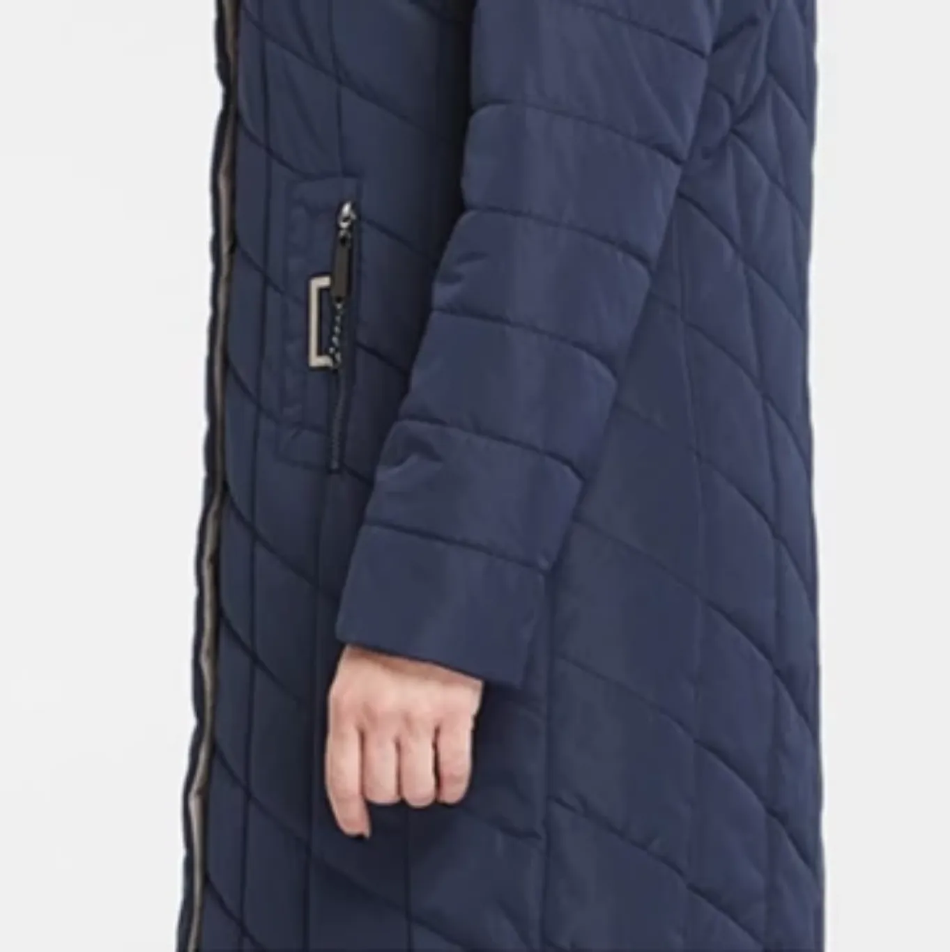 Women's Winter Cotton Solid Hooded Coat | Plus Size