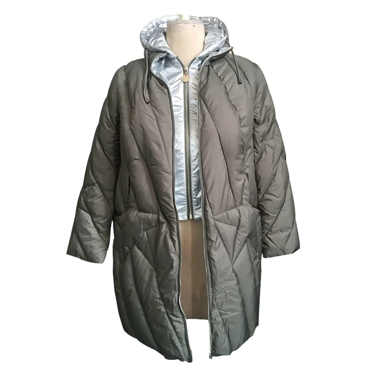 Women's Winter Warm Hooded Coat | Plus Size