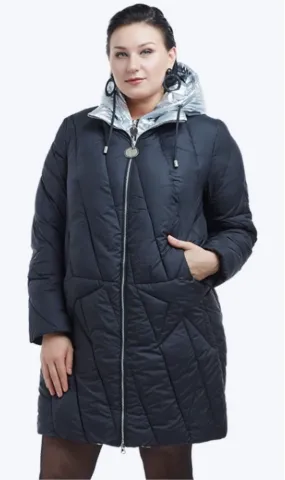 Women's Winter Warm Hooded Coat | Plus Size
